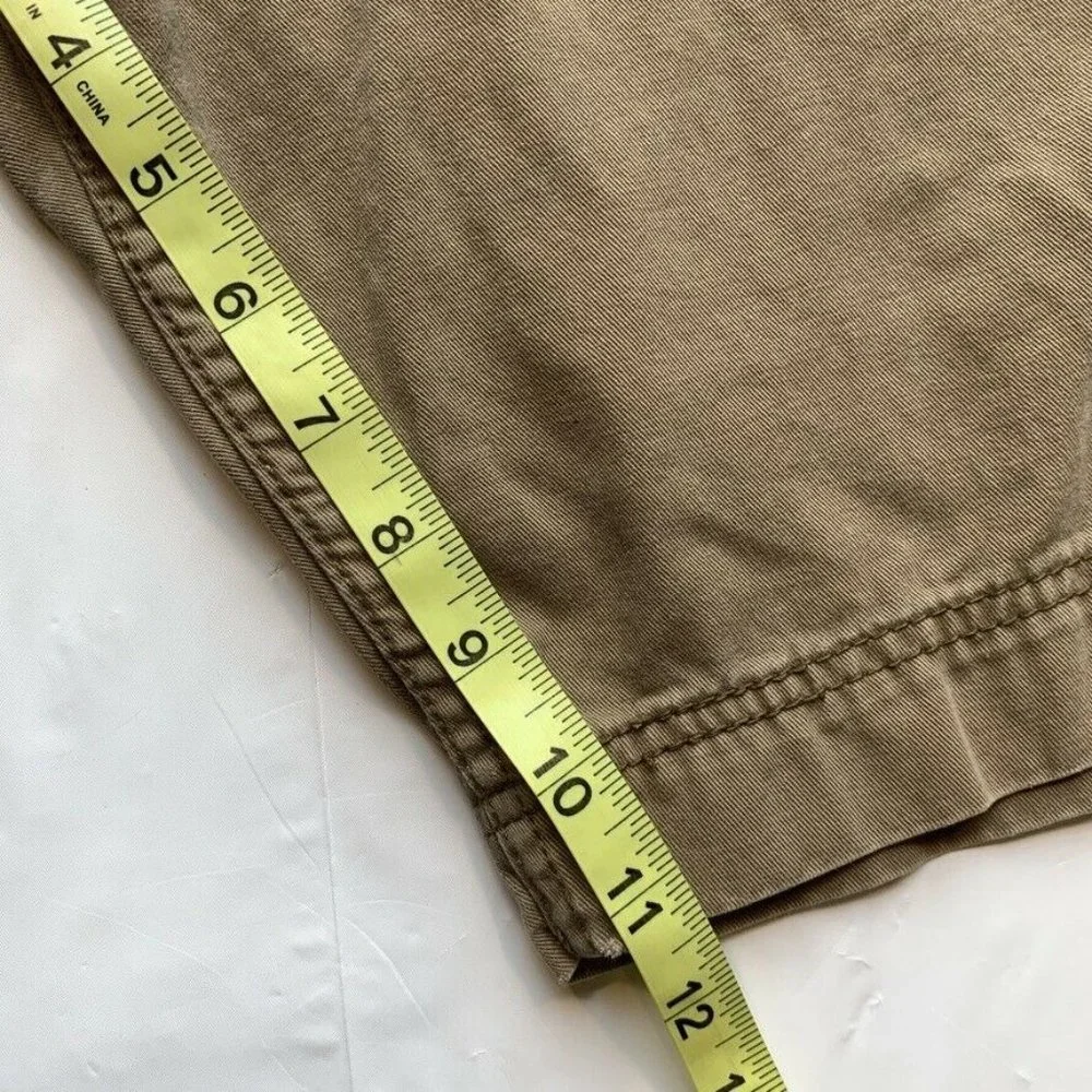 Levis Signature Cargo Shorts Men 38 Relaxed Heavyweight Y2K Khaki Outdoor Summer